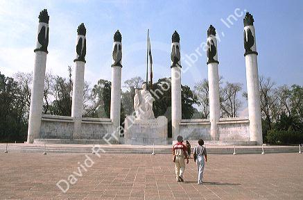 A monument to the revolution at Chapultepec Park in Mexico City, Mexico.