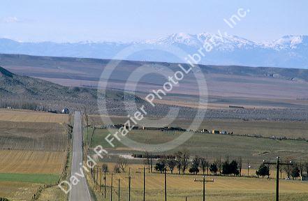Country road in Owyhee County, Idaho.