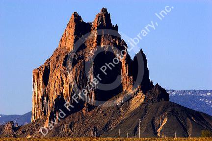 Ship Rock in New Mexico.