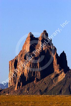 Ship Rock in New Mexico.