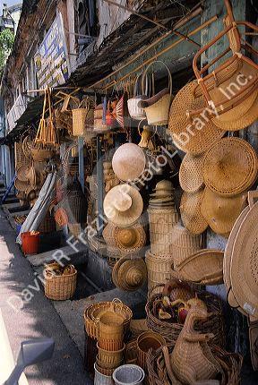 A basket shop in Singapore.