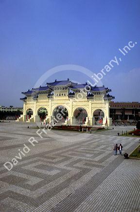 The gateway to the Chiang Kai-Shek Memorial in Taipei, Taiwan.