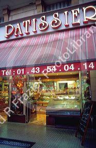 A patissier (french bakery) in Paris, France.