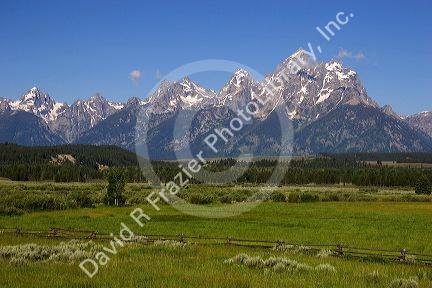Teton Mountains, Wyoming.