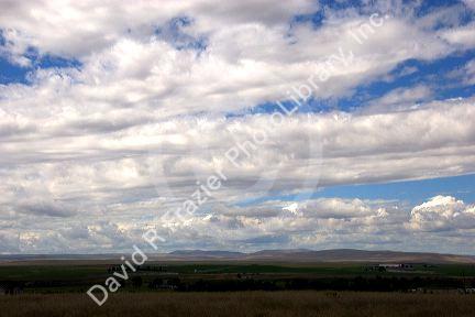 Stratus Clouds over north central Oregon near Echo.