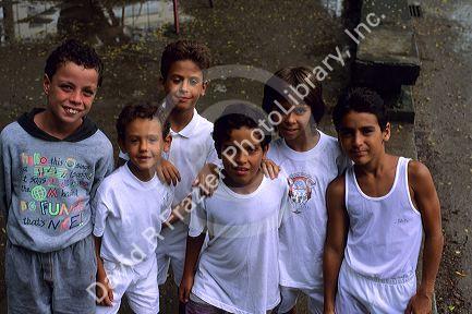 Brazillian boys in Manaus, Brazil.