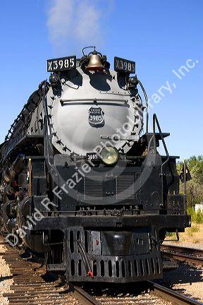 Historic Challenger locomotive steam engine during September 2005 visit to Boise, Idaho.