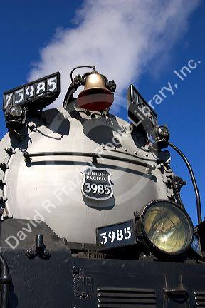Historic Challenger locomotive steam engine during September 2005 visit to Boise, Idaho.