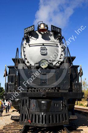 Historic Challenger locomotive steam engine during September 2005 visit to Boise, Idaho.