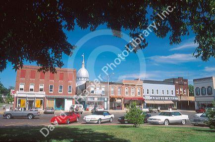Historic courthouse in Carlenville, IL.