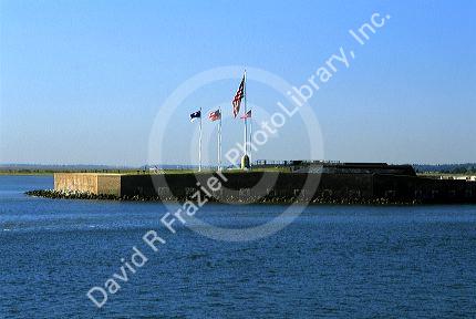 Fort Sumpter in Charleston, South Carolina.
