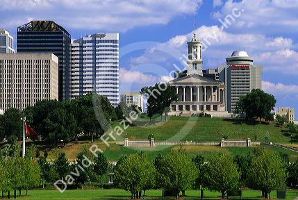 The Capitol Mall in Nashville, Tennessee.