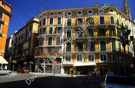 Street scene Palma de Majorca, Spain.