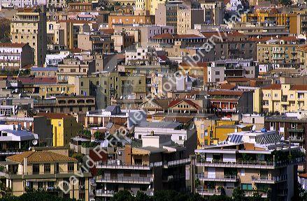 Housing in Cagliari, Sardinia, Italy.