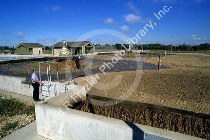 Sewage treatment plant in Boise, Idaho.