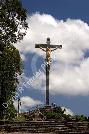 Crucifix in the city of Tamil, Argentina.