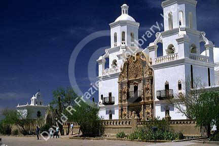 Mission San Xavier del Bac in Tucson, Arizona.