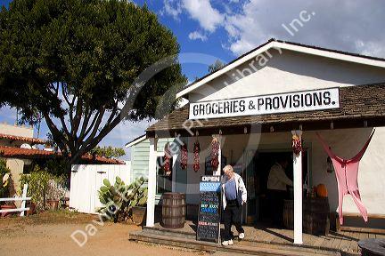 General store front at Old Town, San Diego, California.
