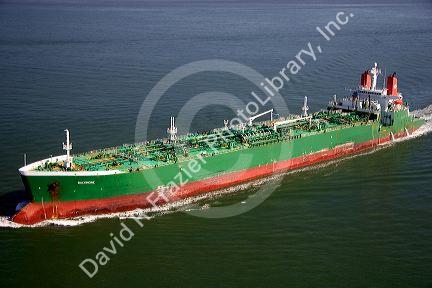 Tanker ship in the San Francisco bay, California.