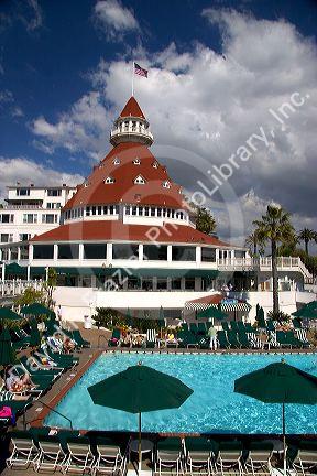 Hotel del Coronado on Coronado Island near San Diego, California.