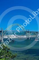 Yaquina bay bridge in Newport Oregon.