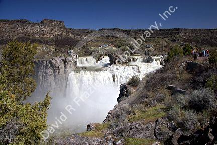 Shoshone Falls on the Snake River in Twin Falls, Idaho.