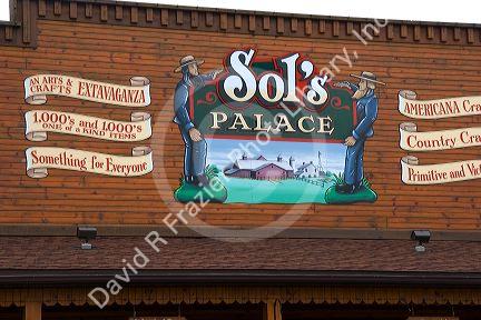 Sol's Palace an Amish business at Berlin, Ohio.