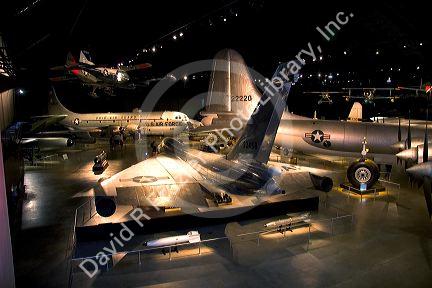 Interior image of the United States Air Force Museum on Wright Patterson Air Force Base at Dayton, Ohio.
