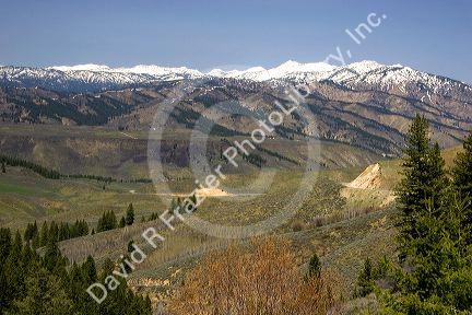 Trinity mountain area near Anderson Ranch Reservoir in Idaho.
