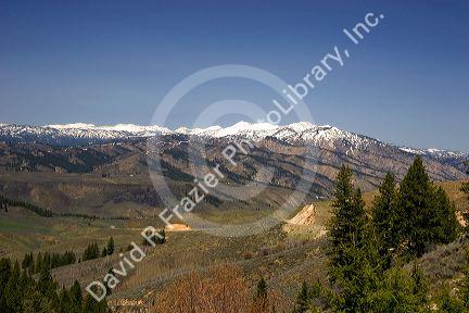 Trinity mountain area near Anderson Ranch Reservoir in Idaho.