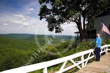 A view of Saddle Canyon off US-71 north of Ft. Smith, Arkansas.