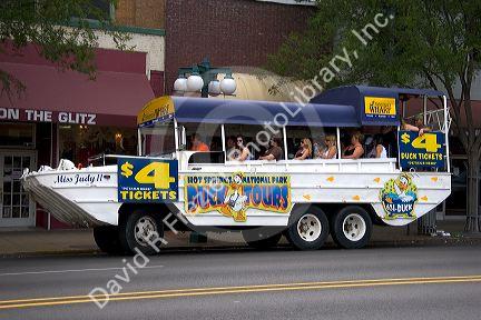 Hot Springs National Park Amphibious Duck Tours in Hot Springs, Arkansas.