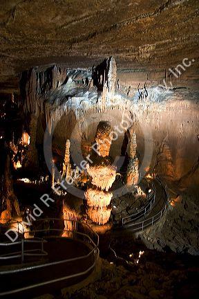 Blanchard Springs Caverns near Mountain View, Arkansas.