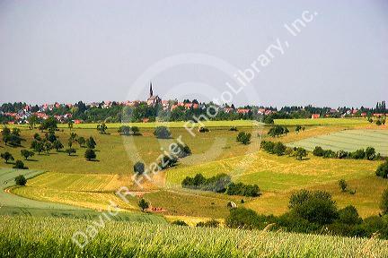 German village and farmland near Blieskastel.
