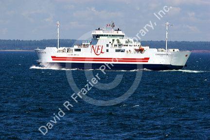 Ferry boat between Prince Edward Island and Nova Scotia, Canada.