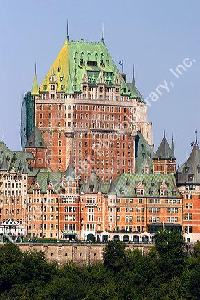 The Chateau Frontenac in Quebec City, Canada.