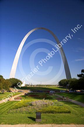 The Gateway Arch in St. Louis, Missouri.