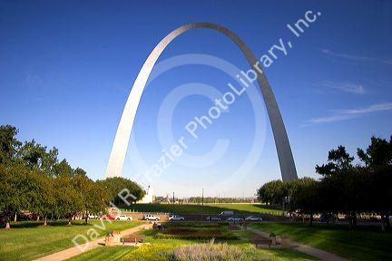 Gateway Arch in St. Louis, Missouri.