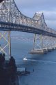 The San Francisco Bay Bridge.