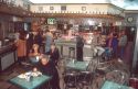 Interior of a cafateria in Madrid, Spain.