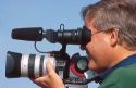Video cameraman in action.  (MR)