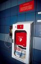 Defibrillater at O'hare airport, Chicago.