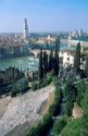 Overview of Verona, Italy.