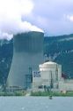 Nuclear power plant on the Rhone River Valley in France.