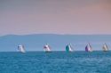 Sailboats on Flathead Lake, Montana.