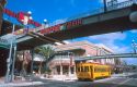 Trolley  street car in Ybor City, Tampa, Florida.
