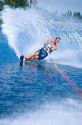 Male waterskier on Coeur d' Alene Lake, Idaho.