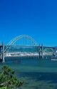 Yaquina bay bridge in Newport Oregon.