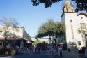Olvera Street Plaza in Los Angeles, California.