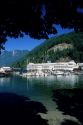 British Columbia ferry docked at the Horseshoe Bay area of West Vancouver, Canada.